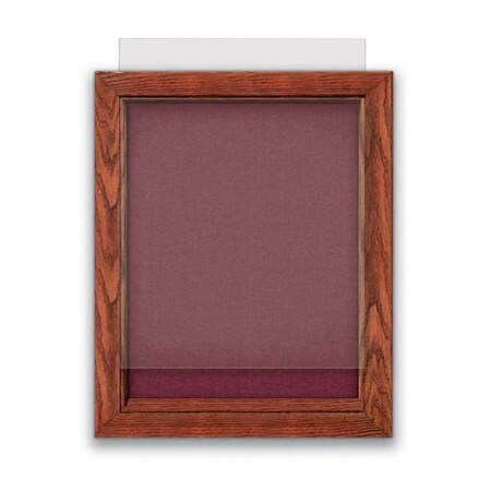 United Visual Products Indoor Enclosed Combo Board, 72"x36", Gold Frame/Black Porc & Burgundy UVCB7236G-BLKPORC-DBURGU